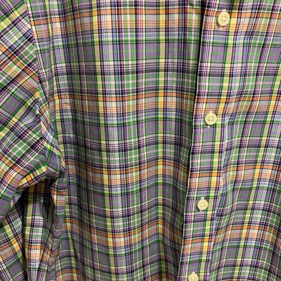 Ralph Lauren Mens Plaid Button Up Preppy Resort Country Club Shirt S Office - Picture 2 of 6
